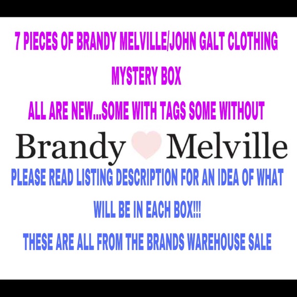 SEVEN pcs Brandy Melville/JG tops LAST CHANCE - Picture 2 of 8